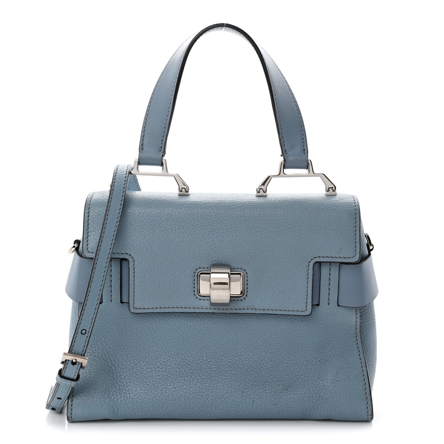 Goatskin Madras Top Handle Bag Astrale