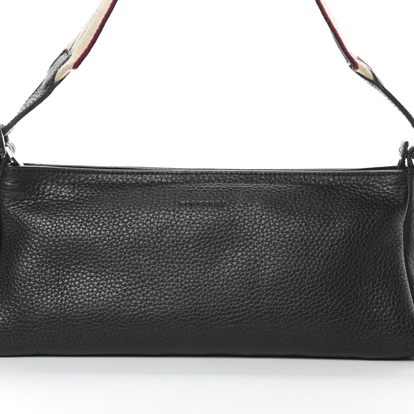 Soft Grain Calfskin Shoulder Bag Black