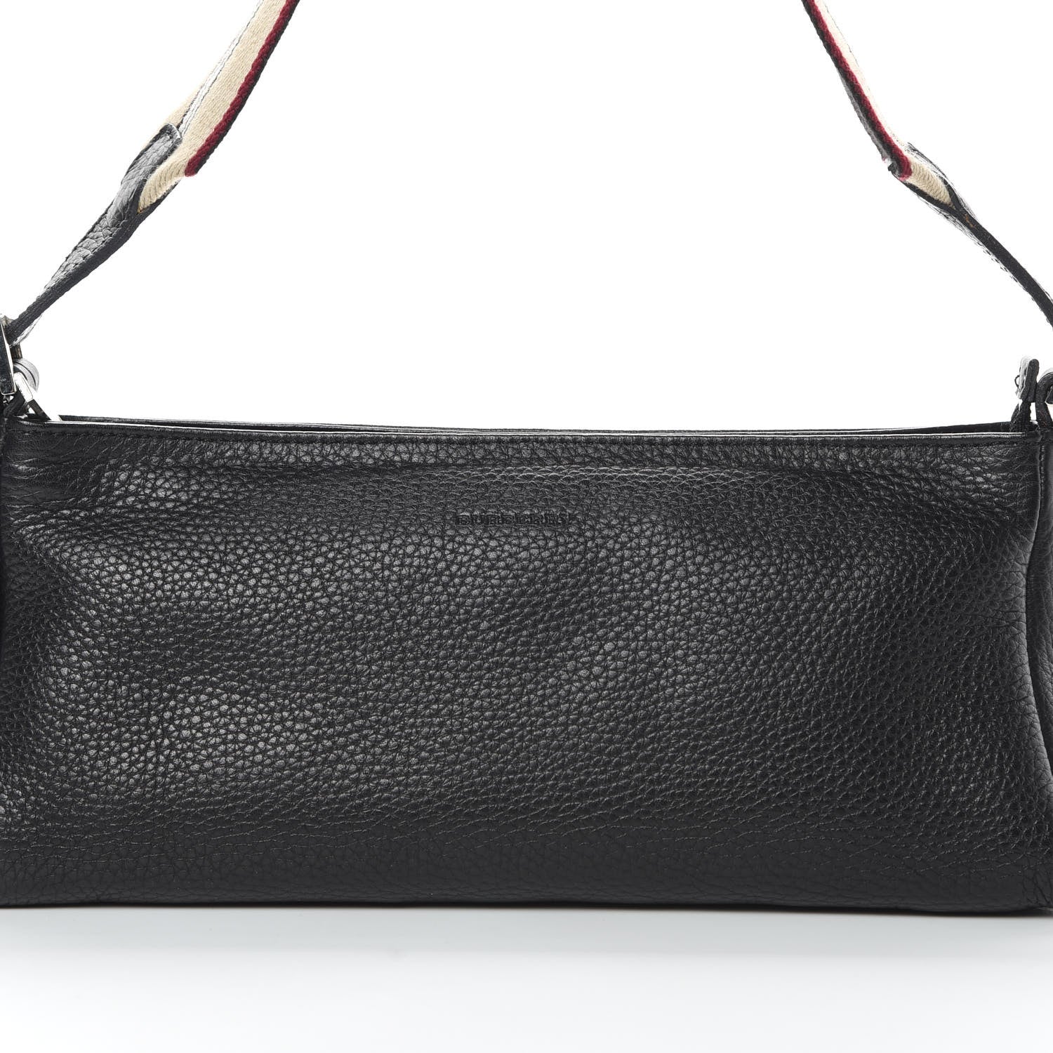 Burberry Soft Grain Calfskin Shoulder Bag Black 8 of 10
