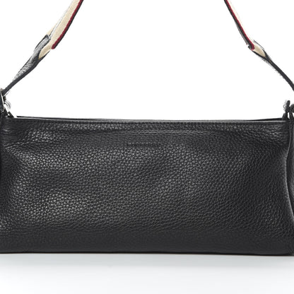 Burberry Soft Grain Calfskin Shoulder Bag Black 8 of 10
