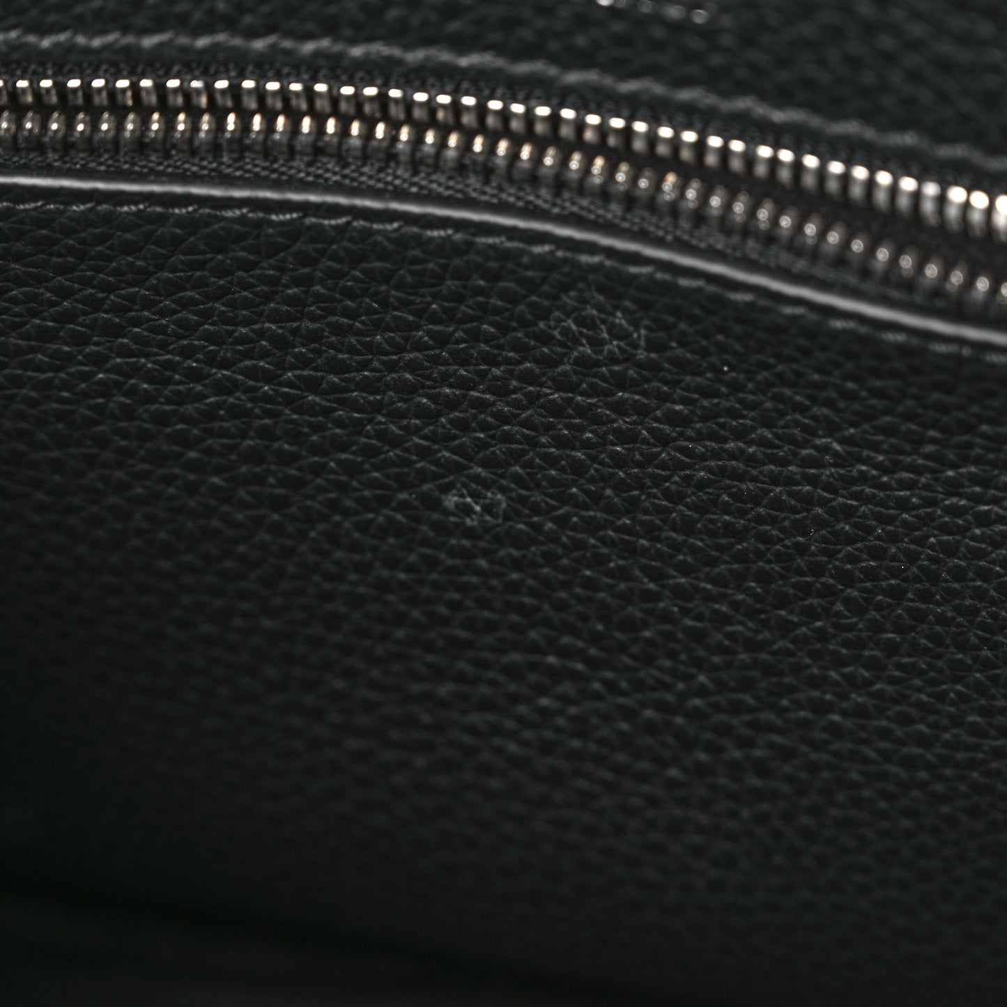 Grained Calfskin Mini 2.0 Everyday North South Shoulder Tote Bag Black