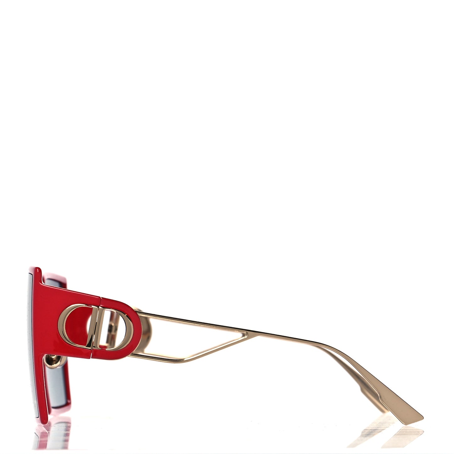 Square 30 Montaigne Sunglasses Red