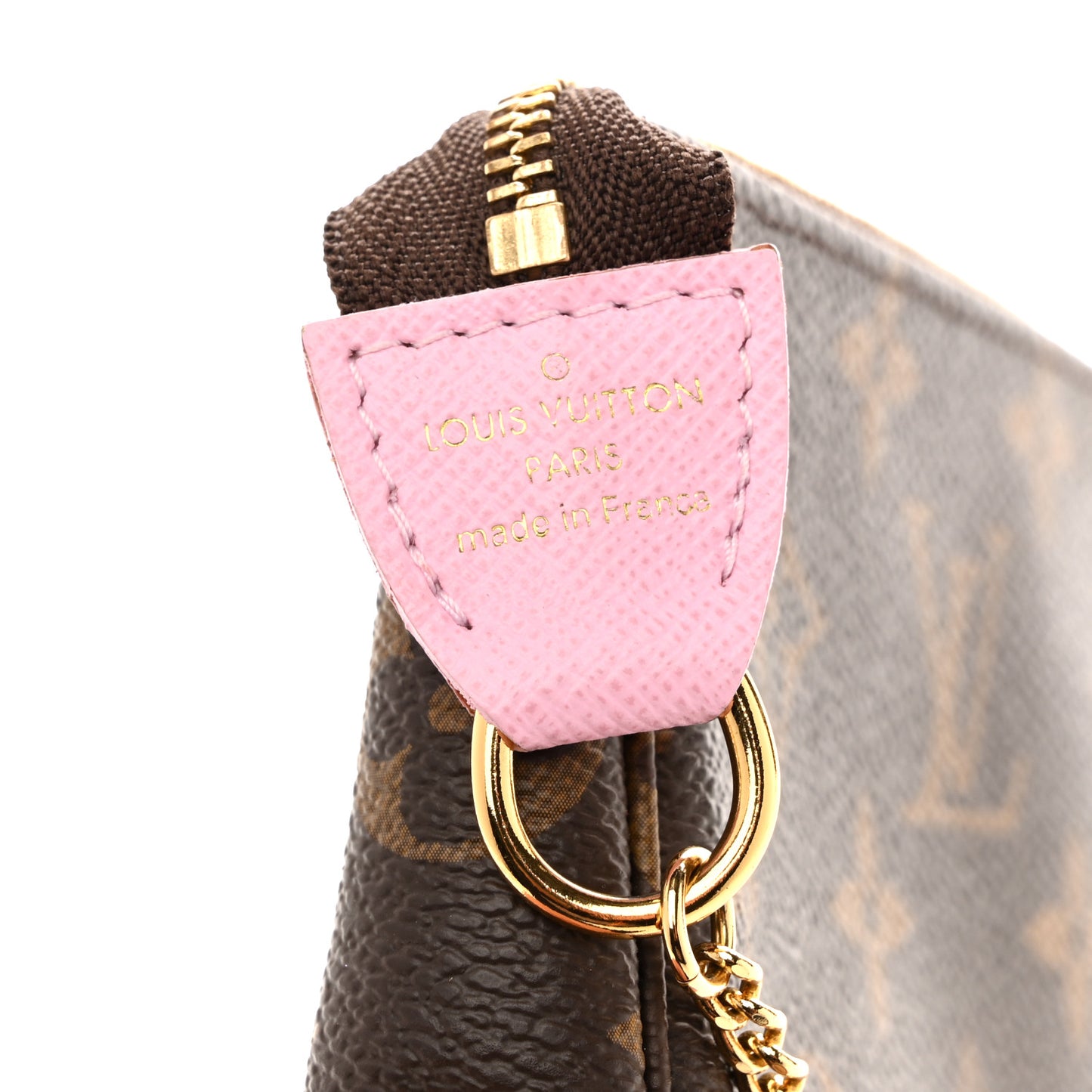 Monogram 2021 Christmas Animation Japanese Garden Mini Pochette Accessories Wisteria Pink
