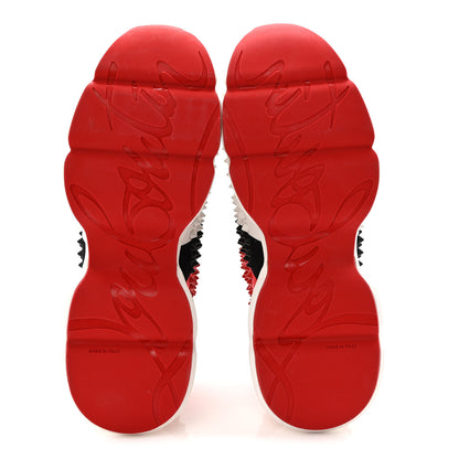 Christian Louboutin Neoprene Mens Tricolore Spike Sock Flat Sneakers 41 Version Multi 6 of 9