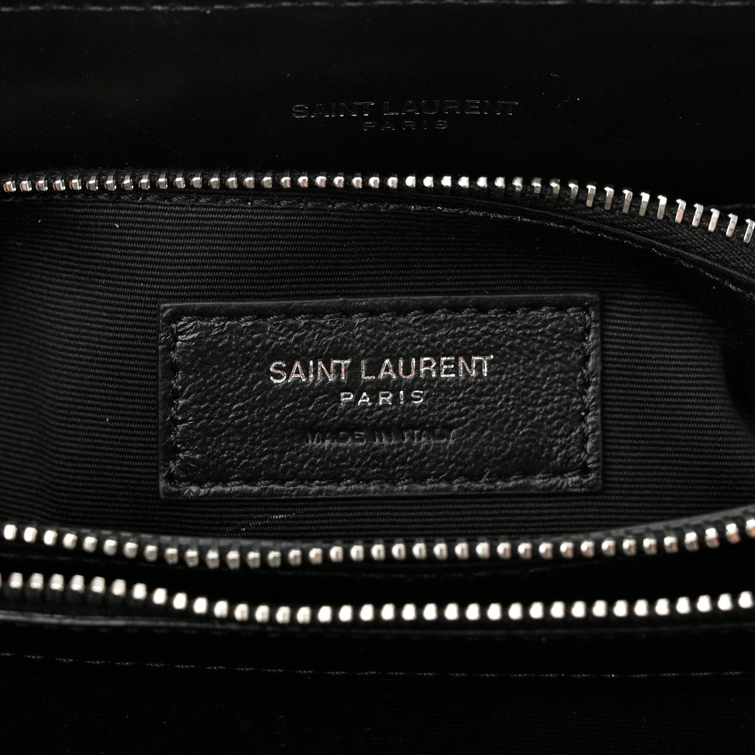 Saint Laurent Calfskin Y Quilted Monogram Medium Loulou Chain Satchel Black 7 of 11