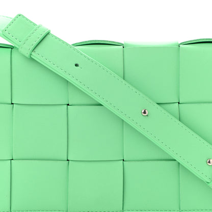 Bottega Veneta Lambskin Maxi Intrecciato Cassette Crossbody Bag Fountain 8 of 10