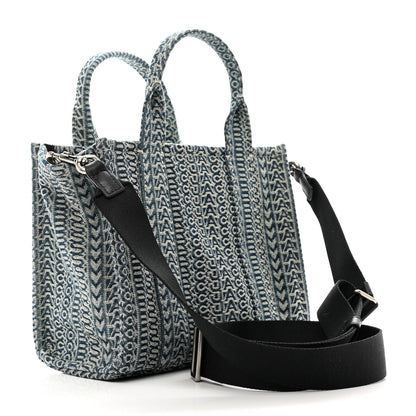 Marc Jacobs Cotton Washed Monogram Denim Medium Tote Bag 3 of 10