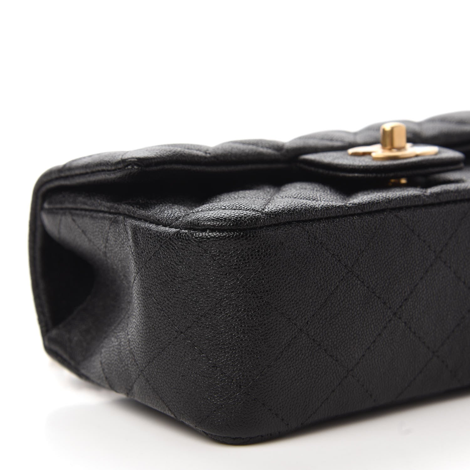 Chanel Caviar Quilted Mini Top Handle Rectangular Flap Black 6 of 11