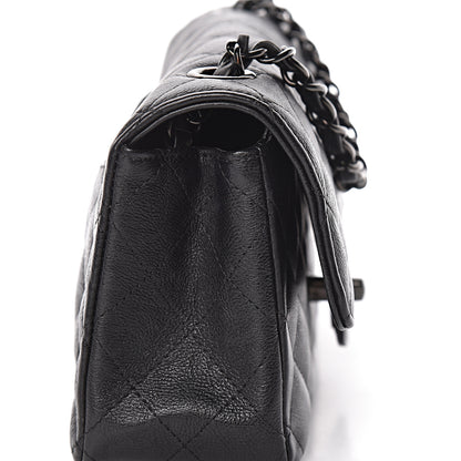 Chanel Crumpled Calfskin Quilted Mini Rectangular Flap So Black 8 of 12