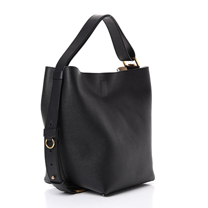 Givenchy Grained Calfskin GV Bucket Bag Black 2 of 9