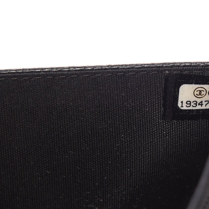 Chanel Caviar Timeless CC Wallet On Chain WOC Black 10 of 10