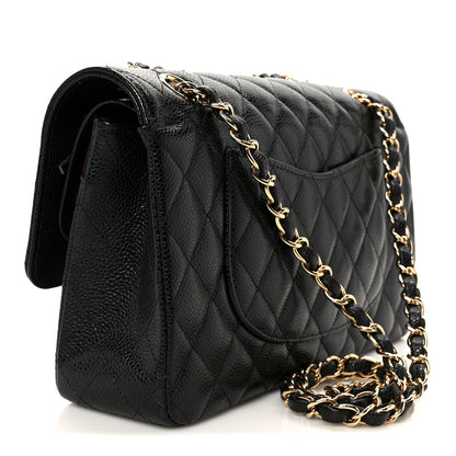 Chanel Caviar Quilted Medium Double Flap Black 3 of 12