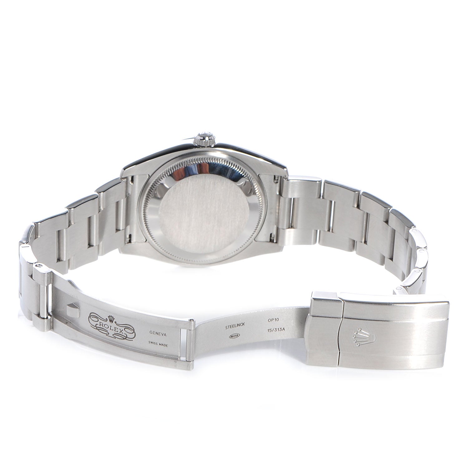 Rolex Stainless Steel 34mm Oyster Perpetual Air-King Watch Silver 114200 3 of 8