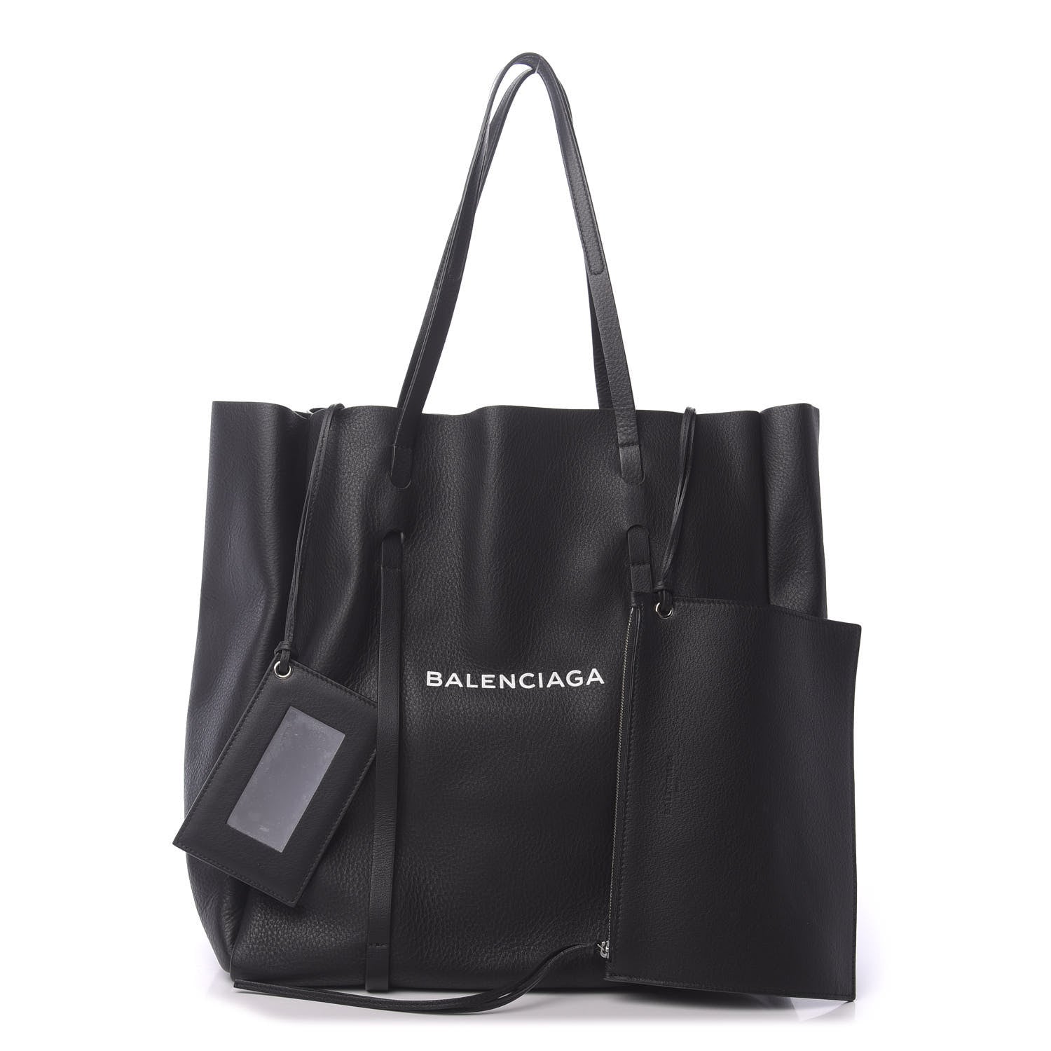 Balenciaga Pebbled Calfskin Medium Everyday Tote Black 1 of 8