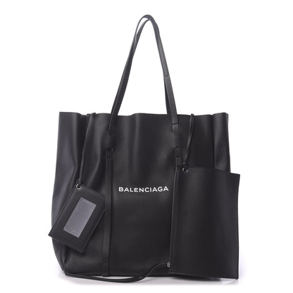 Balenciaga Pebbled Calfskin Medium Everyday Tote Black 1 of 8