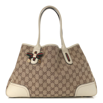 Gucci Monogram Medium Princy Tote Off White 1 of 15