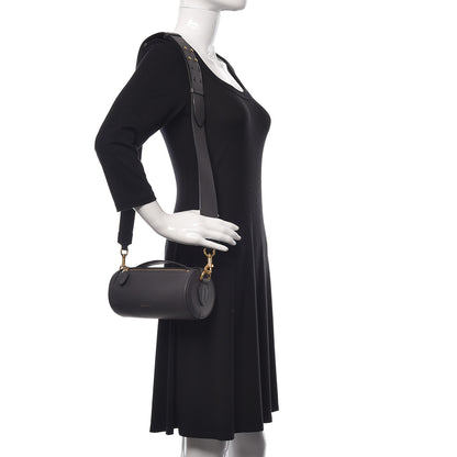 Burberry Calfskin The Barrel Bag Grey 2 of 15