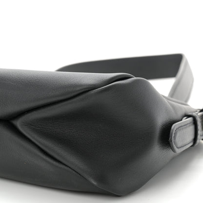 Prada Soft Calfskin Aimee Shoulder Bag Black 7 of 8