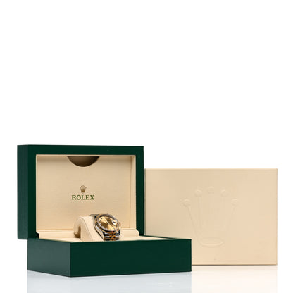 Rolex Stainless Steel 18K Yellow Gold Diamond 36mm Oyster Perpetual Datejust Watch Champagne 126233 5 of 5
