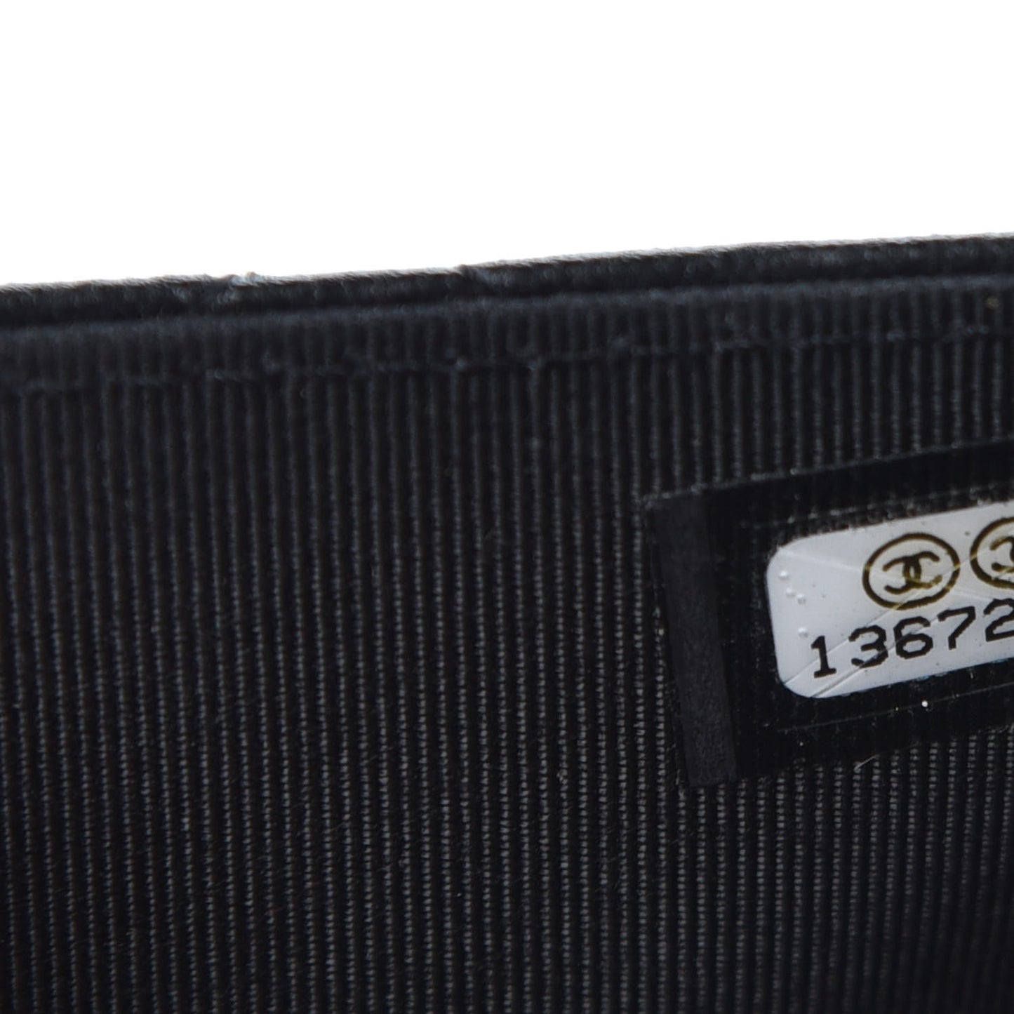 Lambskin Quilted Wallet On Chain WOC Black