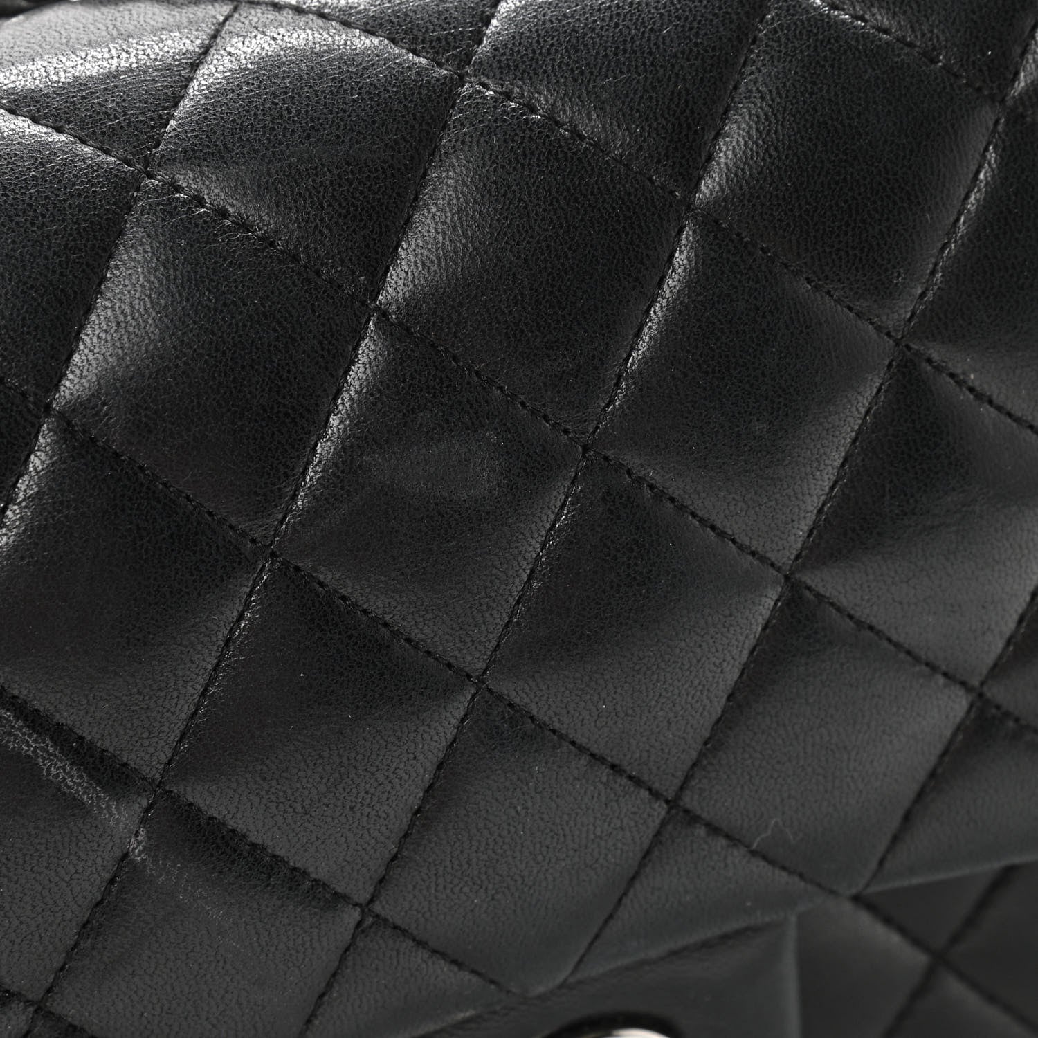 Chanel Lambskin Quilted Medium Double Flap Black 21 of 26