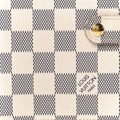 Louis Vuitton Damier Azur Small Ring Agenda Cover 7 of 10