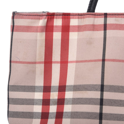 Burberry Canvas Check Tote Red 15 of 15