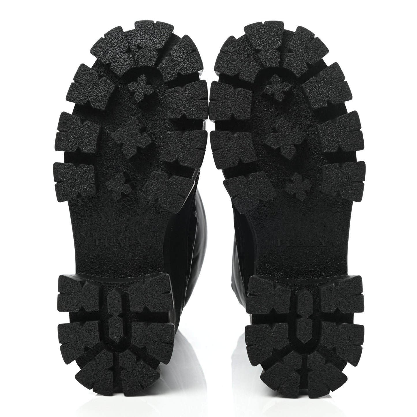 Re-Nylon Gabardine Rubber Triangle Logo Padded Monolith Drawcord 55mm Snow Boots 38.5 Black