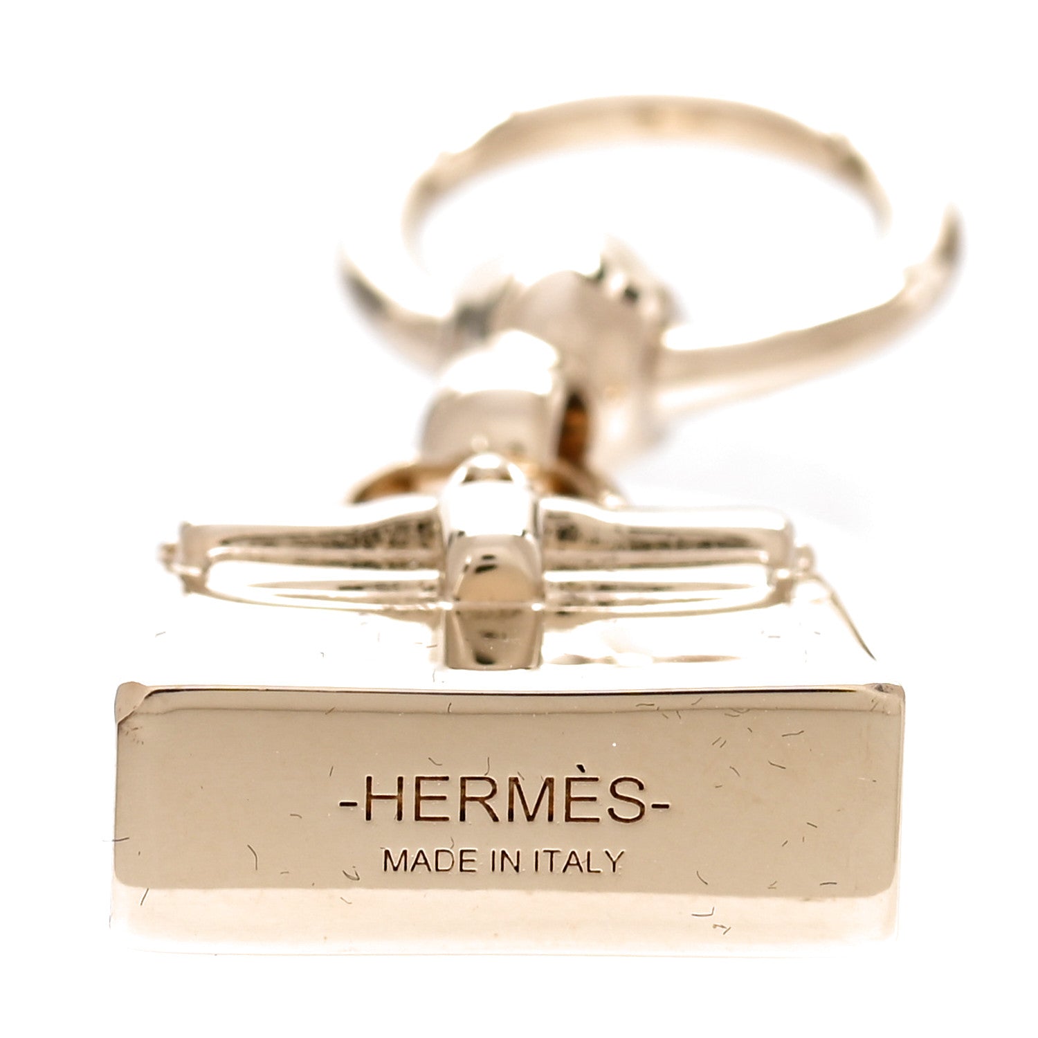 Hermes Permabrass Mini Kelly Twilly Ring 3 of 4