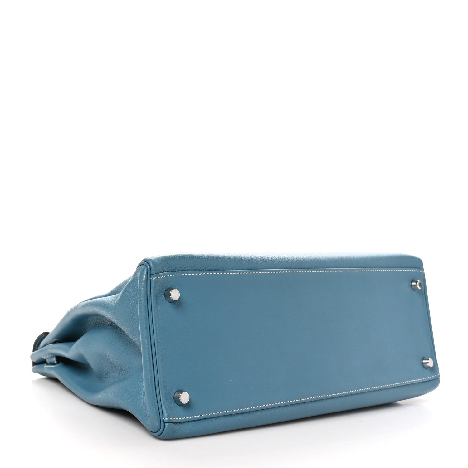 Hermes Swift Kelly Retourne 35 Blue Jean 4 of 12