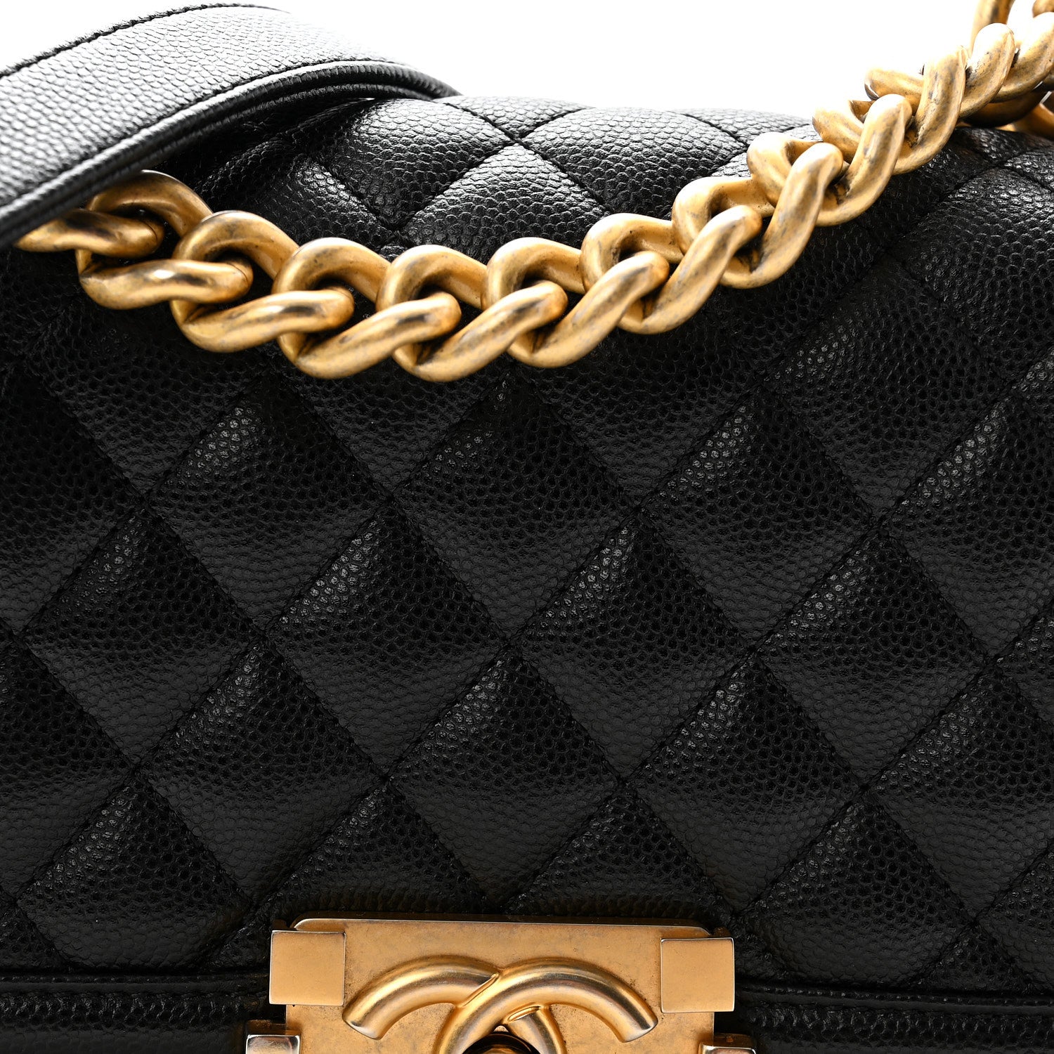Chanel Caviar Quilted Small Boy Flap Black 8 of 10
