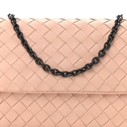 Bottega Veneta Nappa Intrecciato Mini Chain Messenger Flamingo 8 of 10