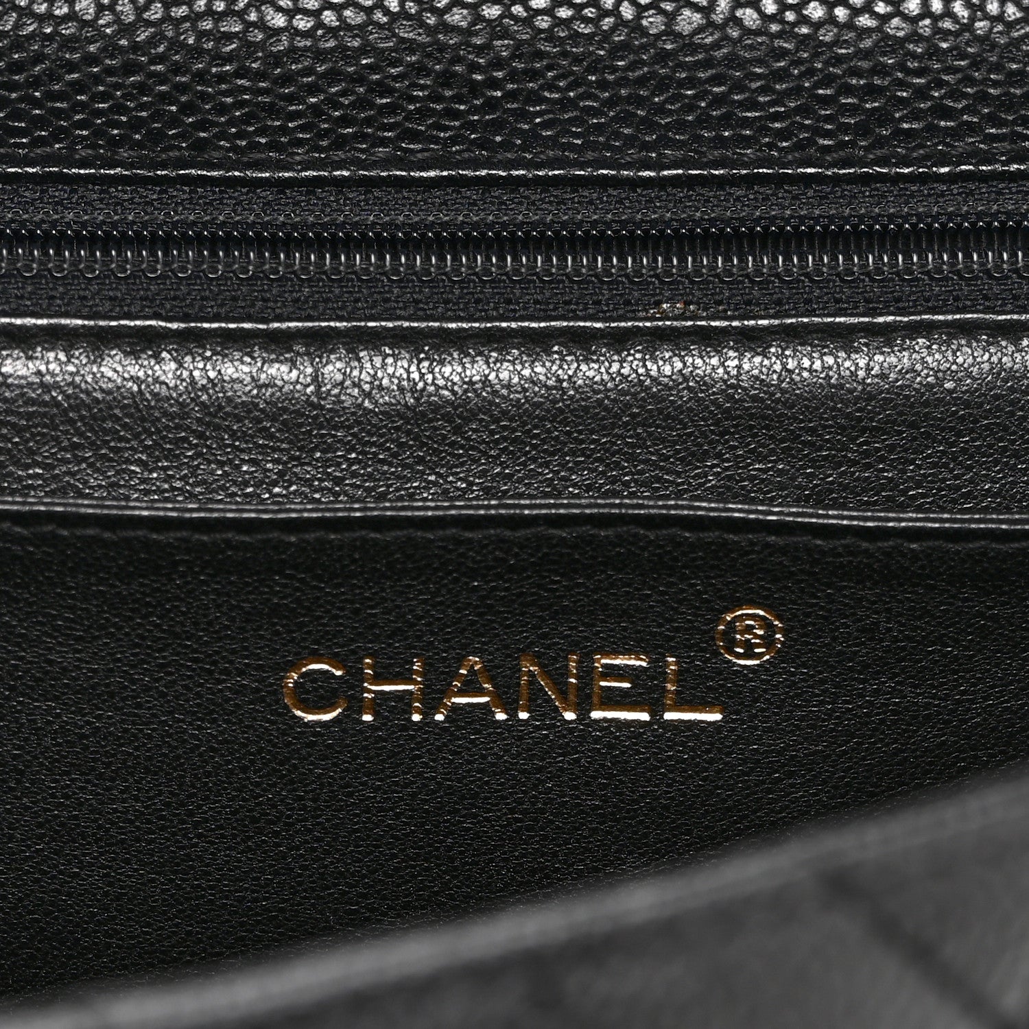 Chanel Caviar Quilted Jumbo Kelly Flap Black 6 of 11