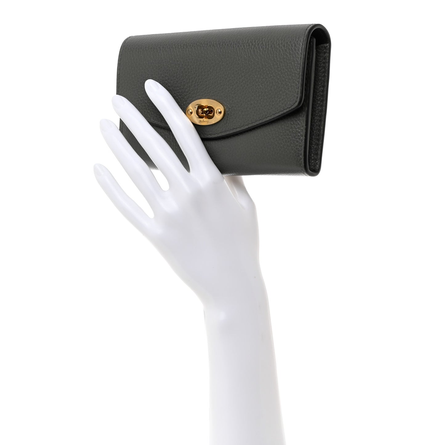 Small Classic Grain Medium Darley Wallet Charcoal