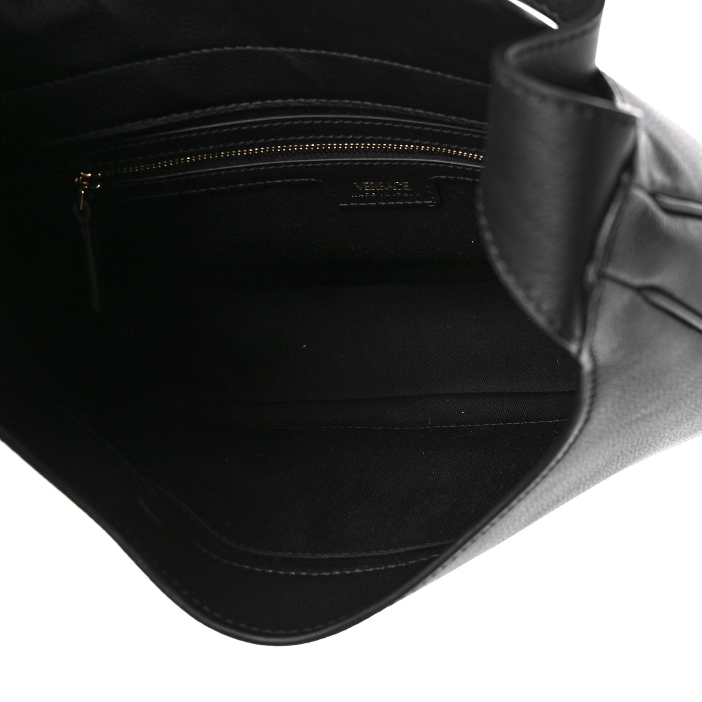 Calfskin La Medusa Medium Hobo Crossbody Black