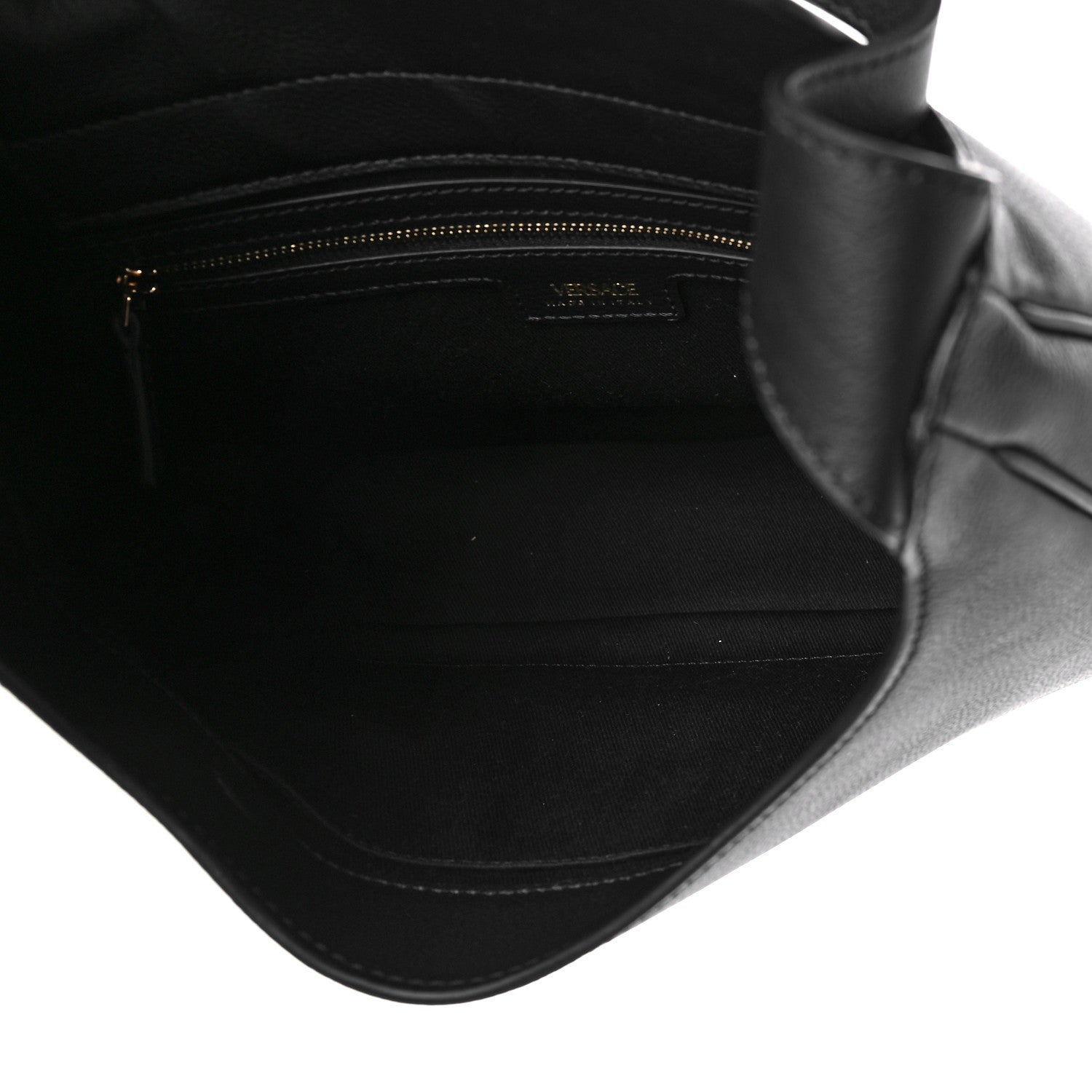 Versace Calfskin La Medusa Medium Hobo Crossbody Black 5 of 8