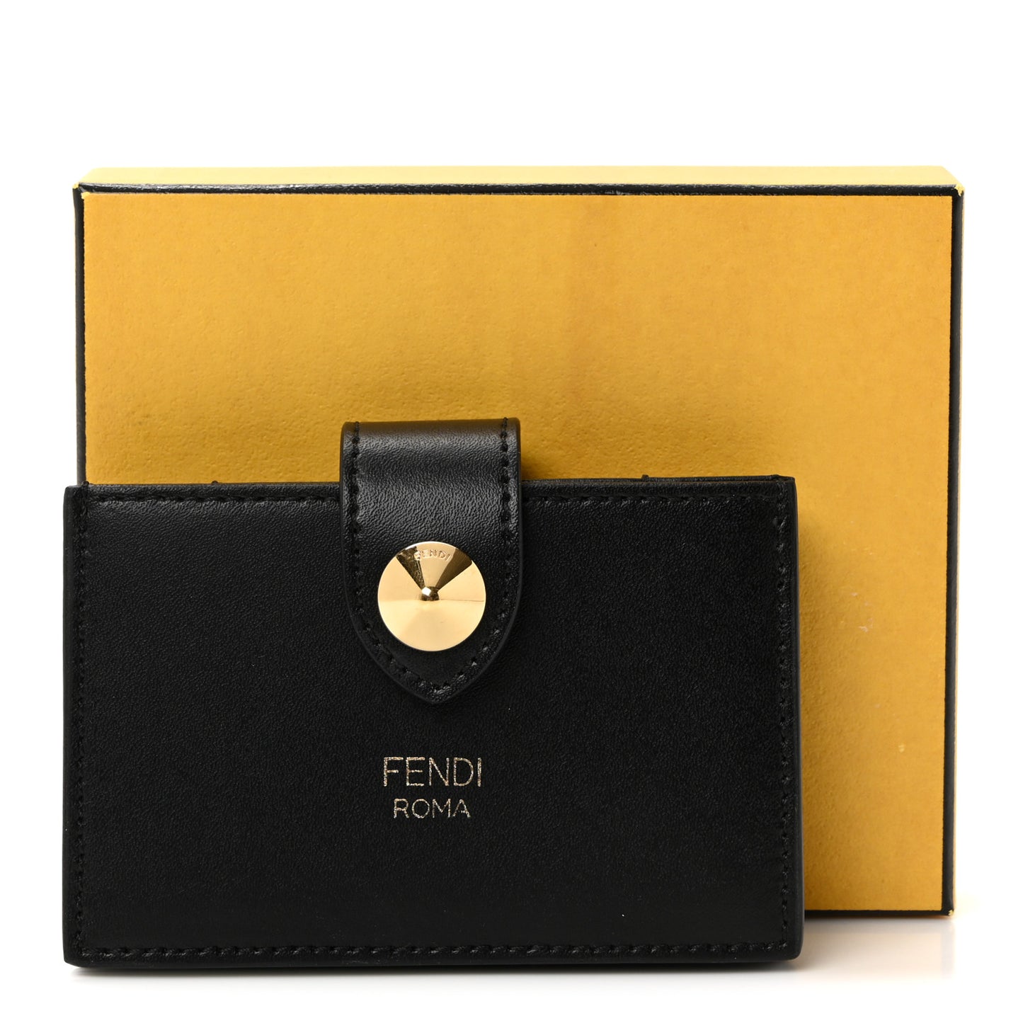 Vitello Liberty Gusseted Card Holder Black