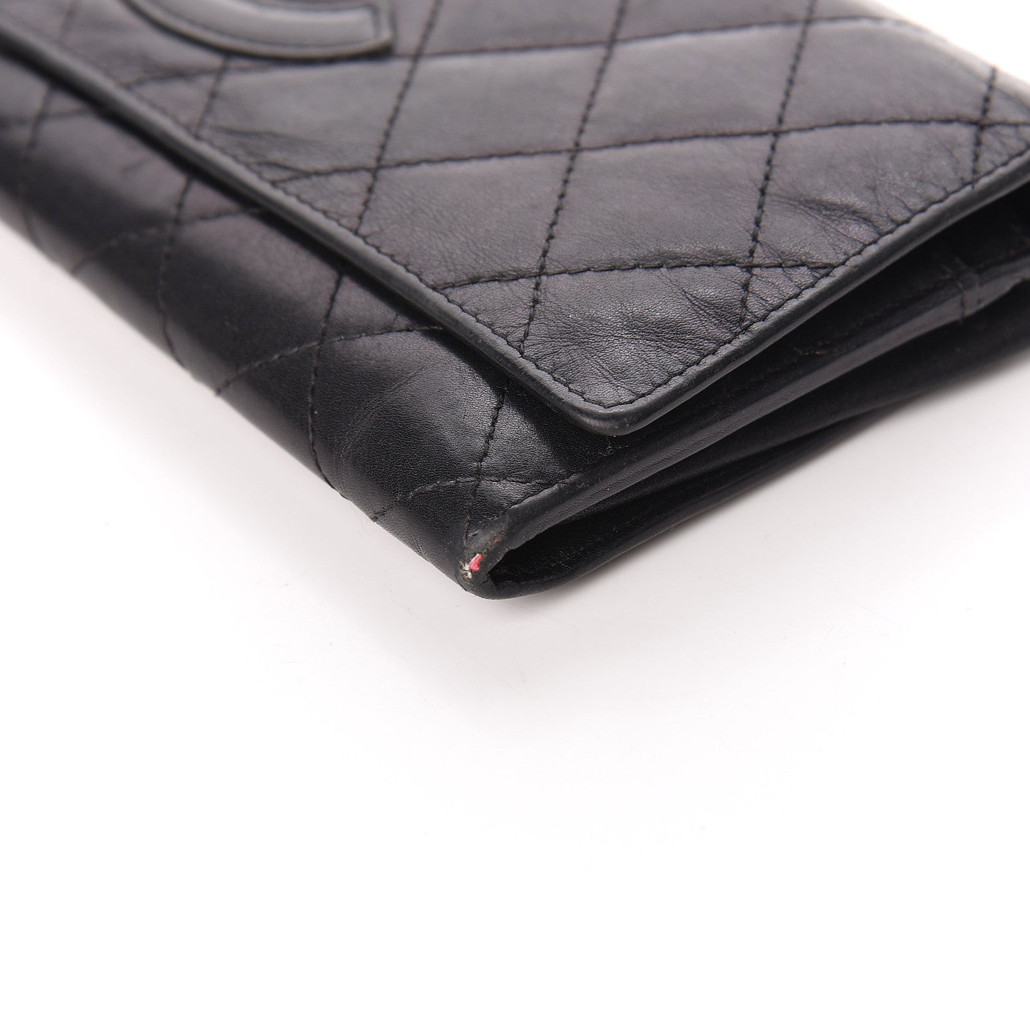 Chanel Calfskin Quilted Cambon Flap Wallet Black 10 of 15