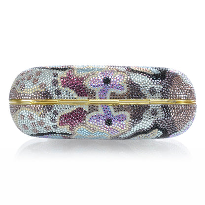 Judith Leiber Crystal Floral Minaudiere Clutch Multicolor 12 of 15