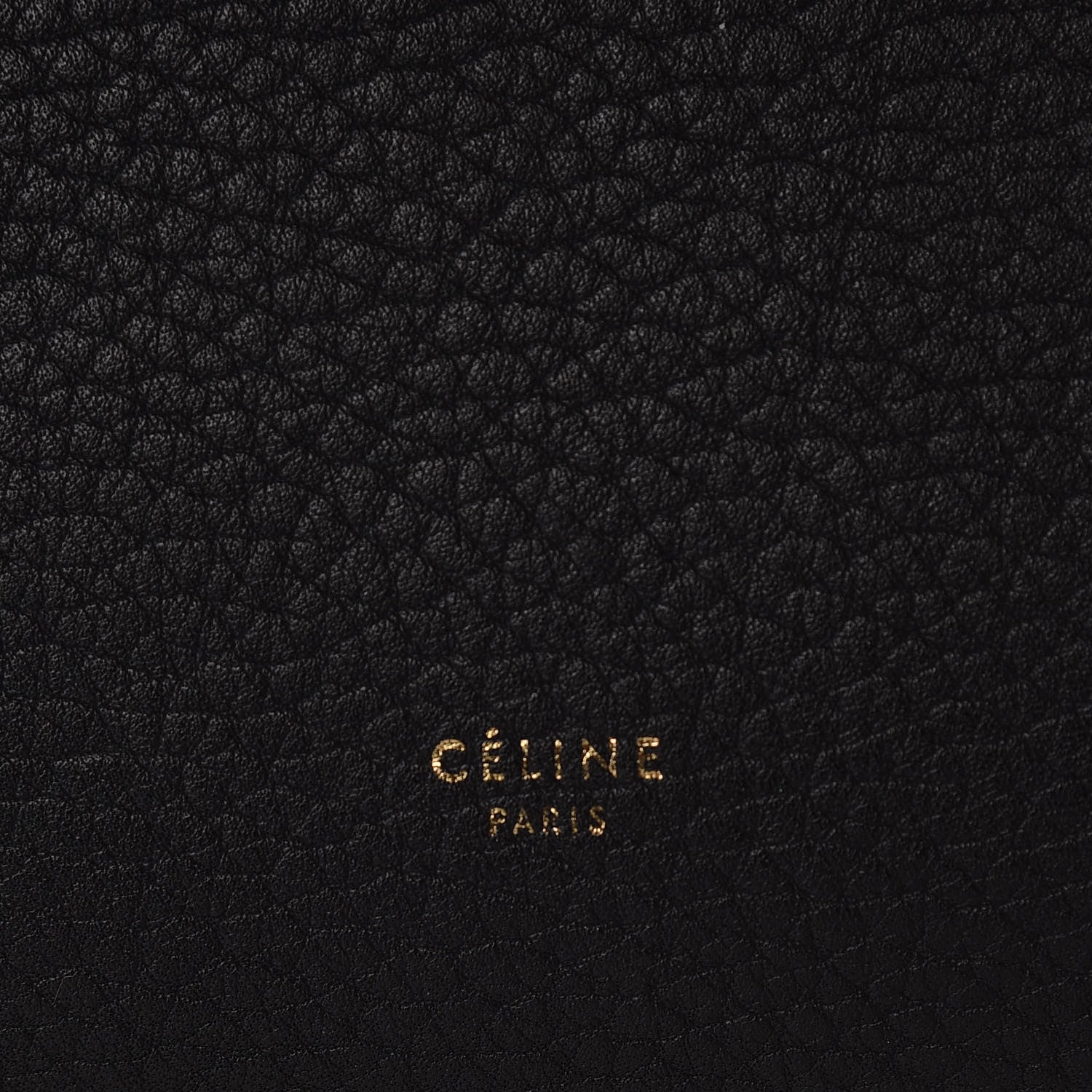 Celine Crisped Calfskin Medium Tie Knot Tote Black 6 of 15