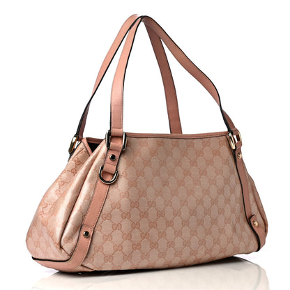 Gucci Crystal Monogram Medium Abbey Shoulder Bag Blush 2 of 4