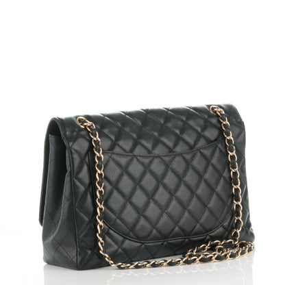 Chanel Caviar Quilted Maxi Single Flap Black 3 of 8