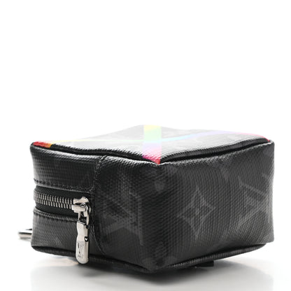 Louis Vuitton Monogram Eclipse Rainbow Box Pouch Bag Charm Key Ring 4 of 6