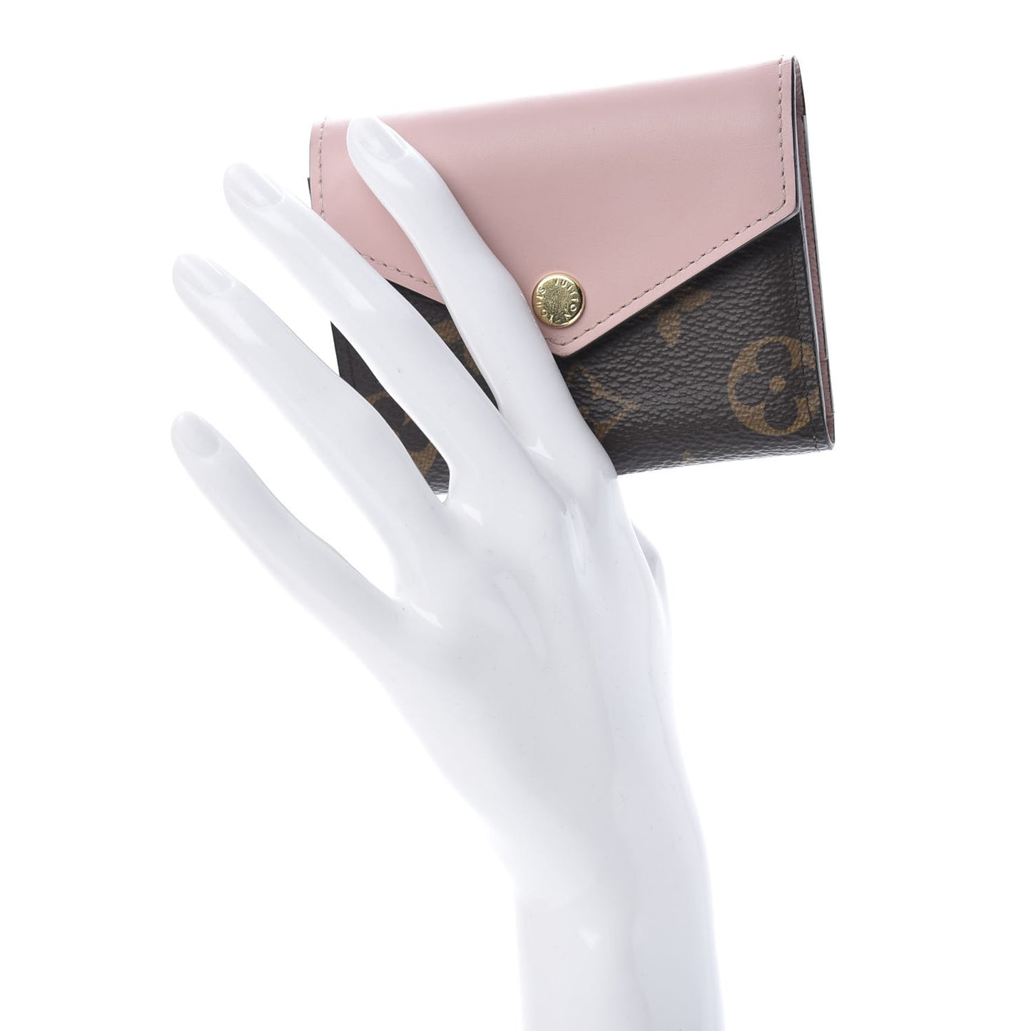 Monogram Zoe Wallet Rose Ballerine