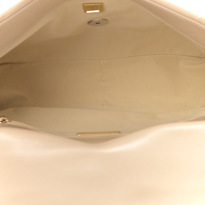 Chanel Lambskin Quilted Large Chanel 19 Flap Beige 5 of 9