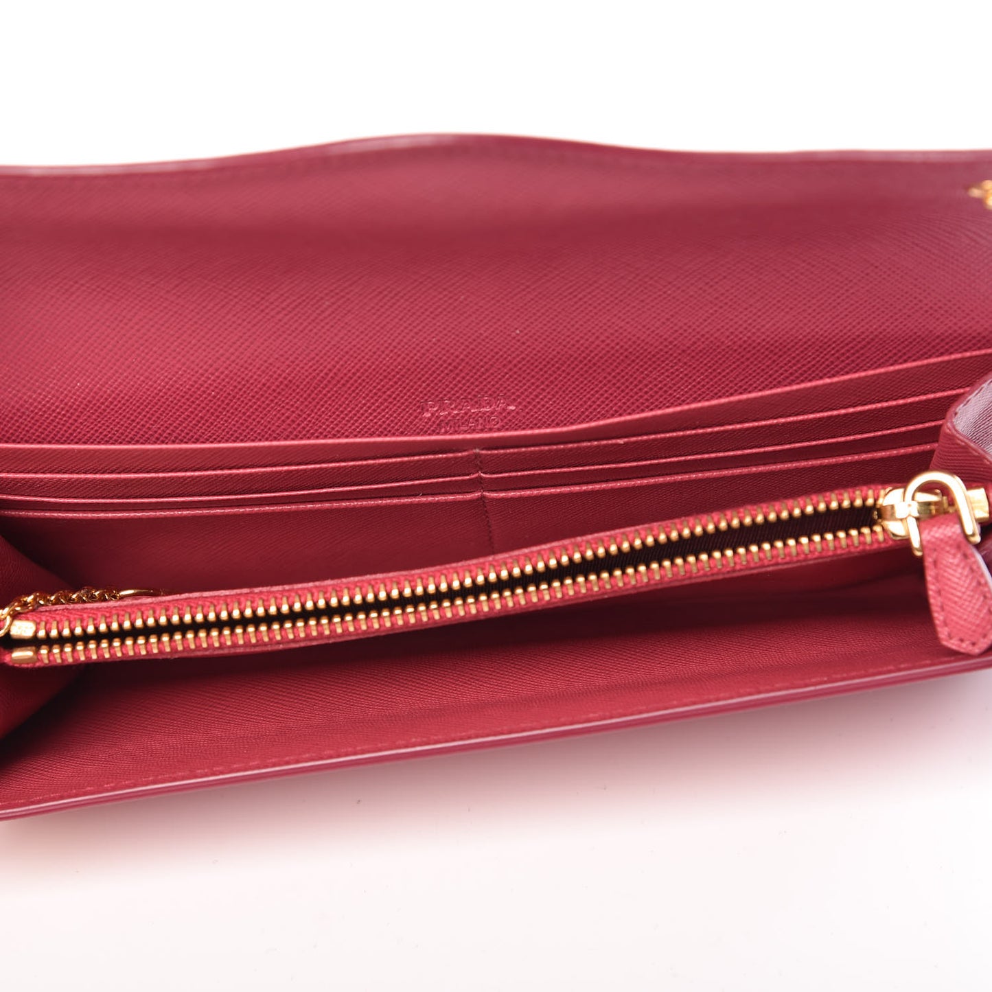 Saffiano Wave Continental Flap Wallet Ibisco Peonia