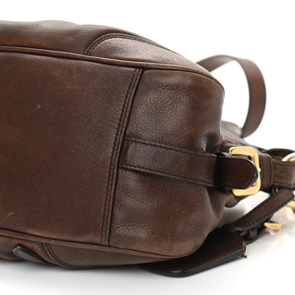 Prada Vitello Soft Shopping Satchel Nocciolo 10 of 10