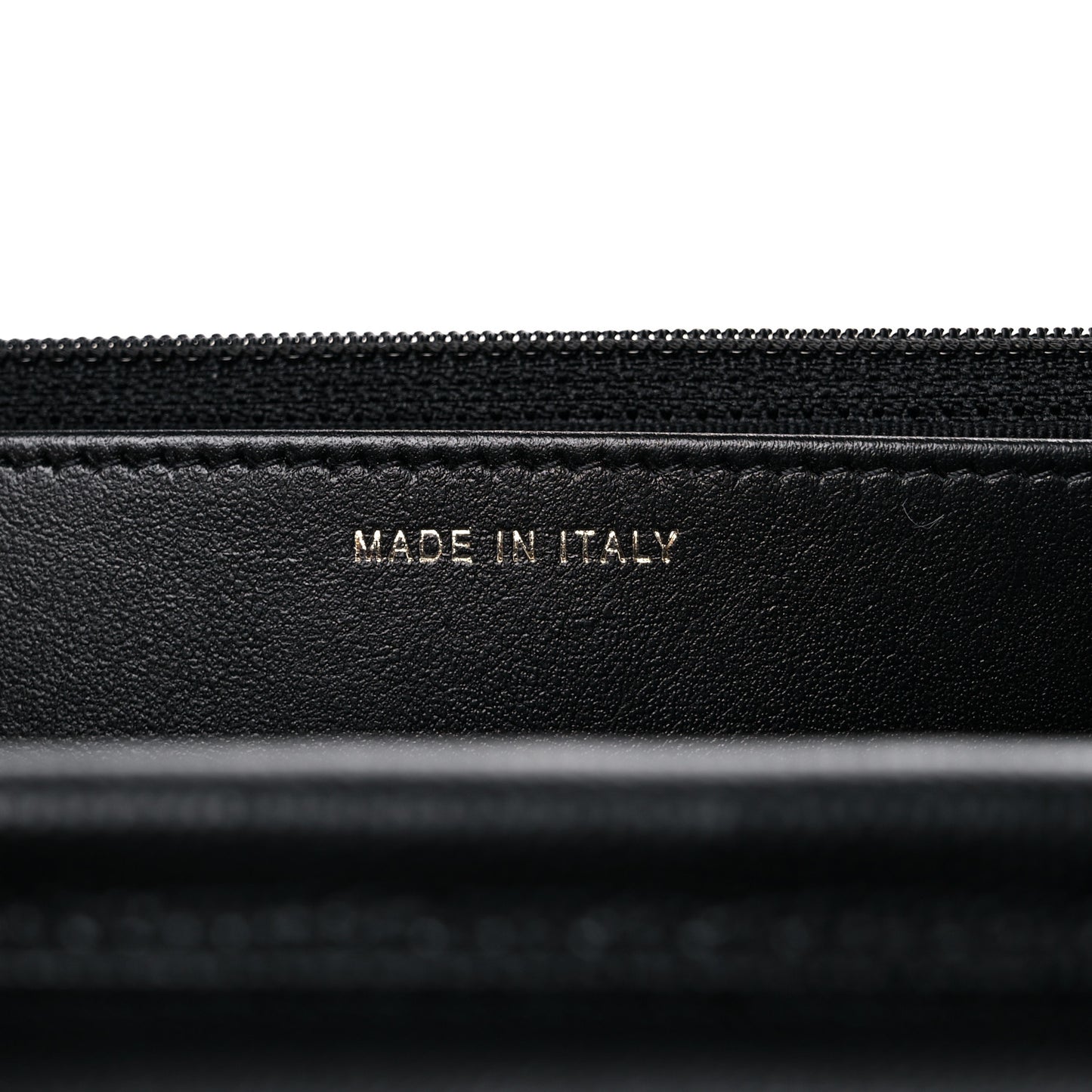 Caviar Quilted Crystal CC Wallet On Chain WOC Black
