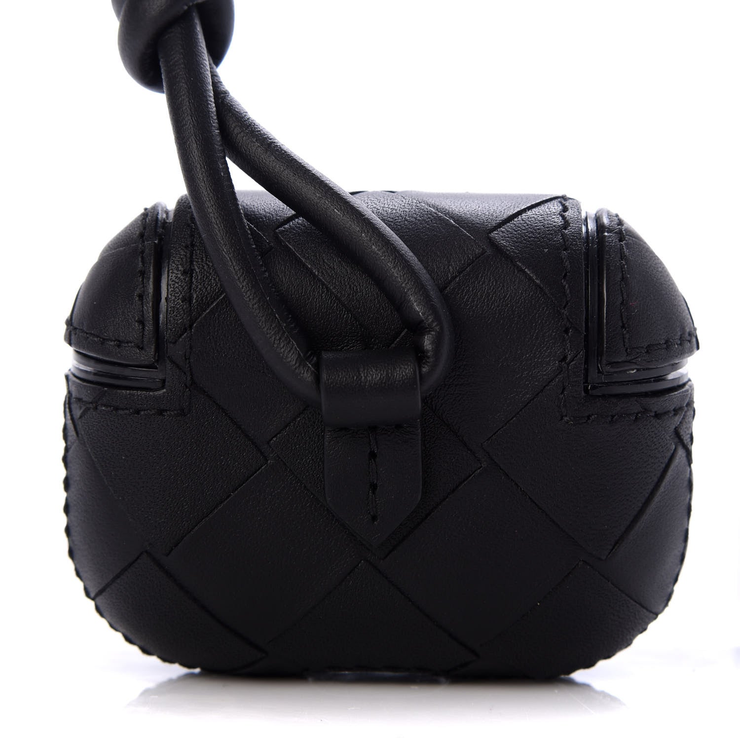 Bottega Veneta Nappa Intrecciato Airpods Pro Case Black 7 of 8