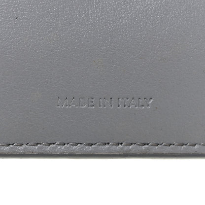 Celine Grained Calfskin Large Multifunction Strap Wallet Grey 12 of 14